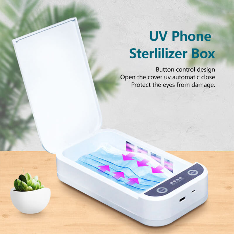 Mobile Portable UVc Light Phone Sterilizer Aromatherapy Function Power Bank UV Phone St ( (9)